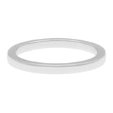 18K White Gold Band Ring