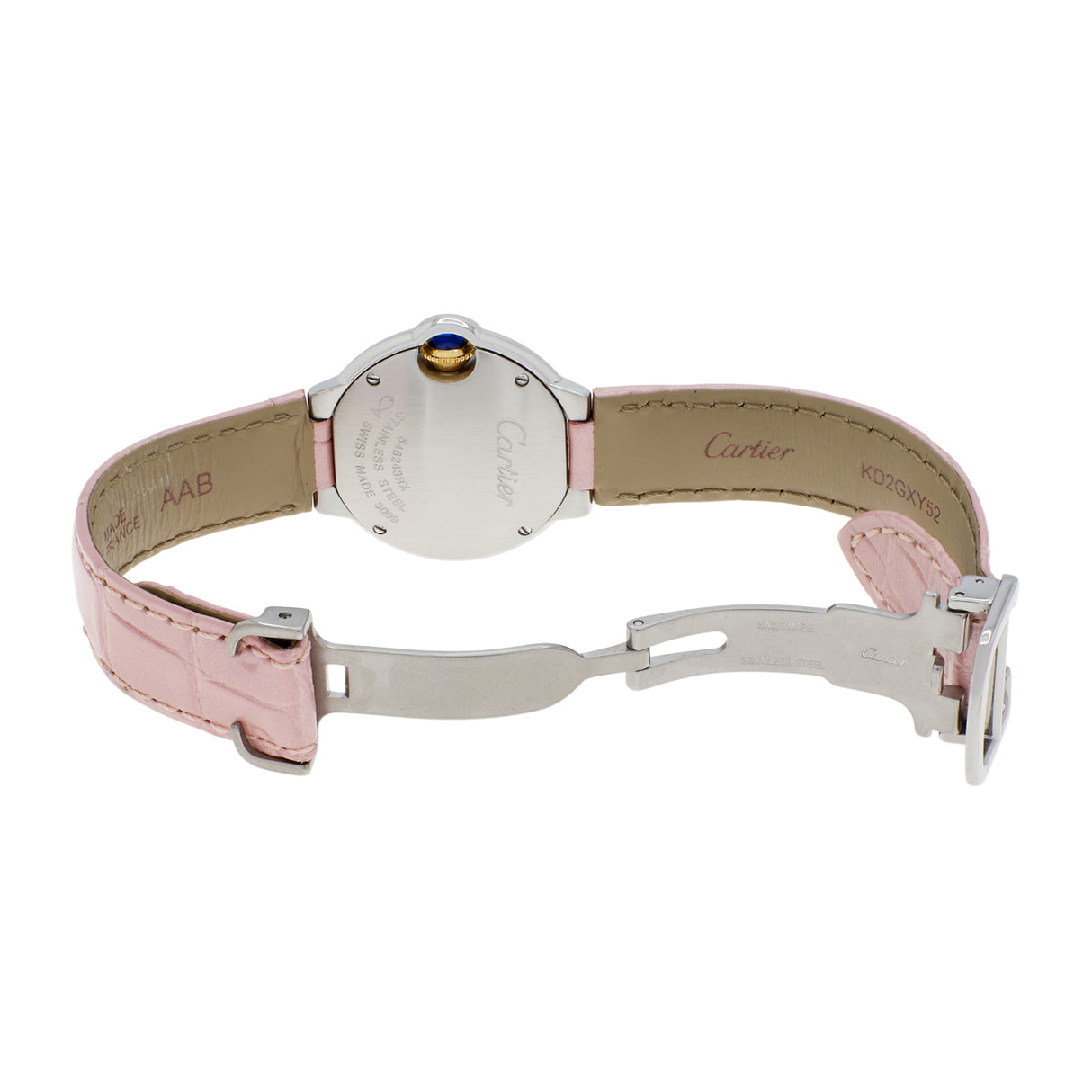 Cartier Stainless Steel Ballon Bleu 28mm Quartz 3009 Watches Cartier