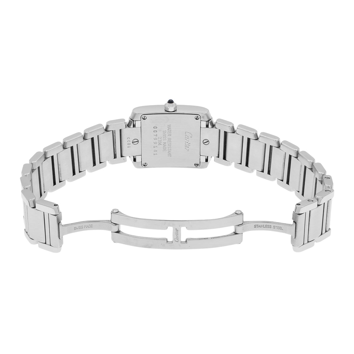 Cartier Stainless Steel Tank Francaise 2384