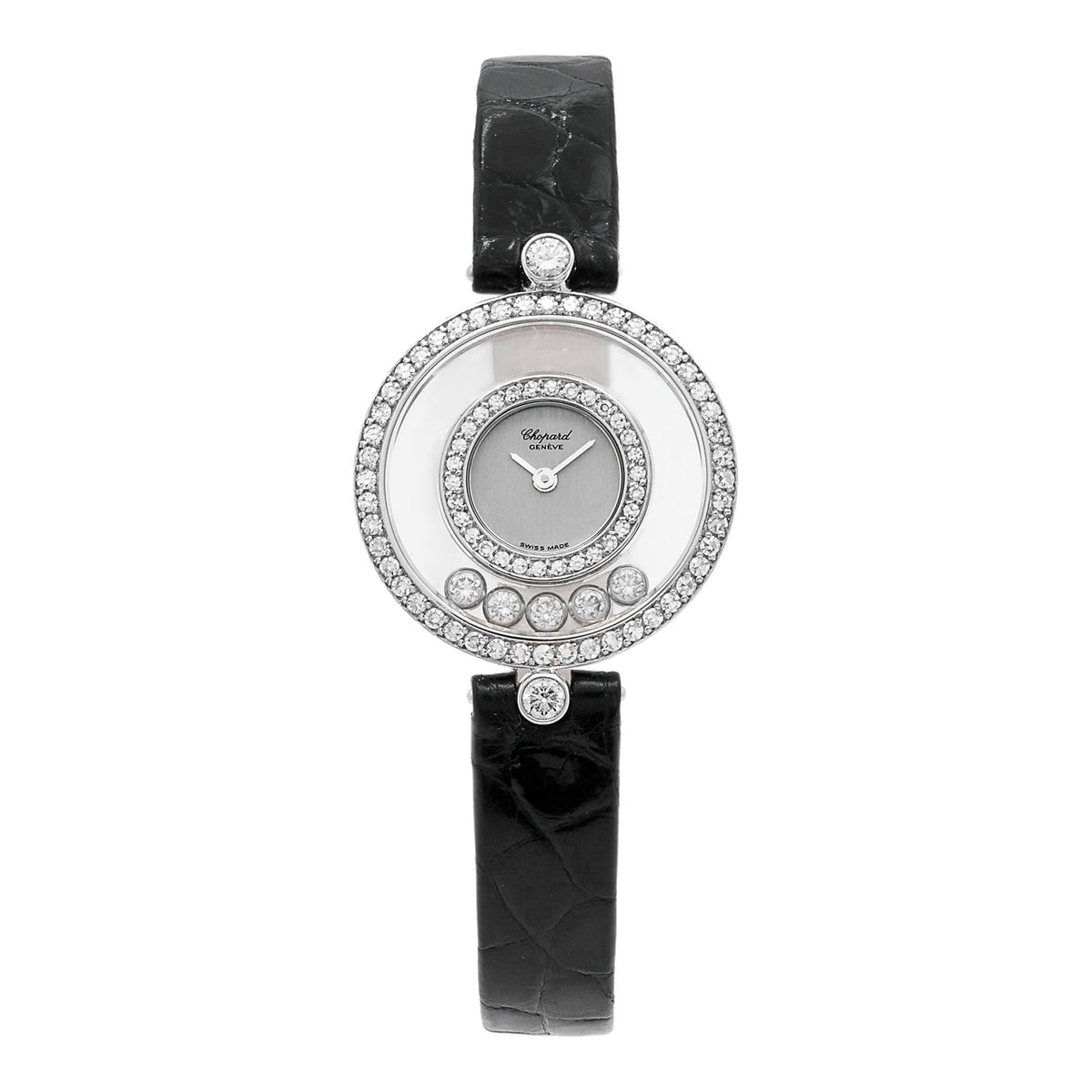 Chopard 18K White Gold Happy Diamonds 20/3957 Watches Chopard