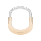 Tiffany & Co. 18K Diamond Lock Two-Finger Ring Designer Jewellery Tiffany and Co