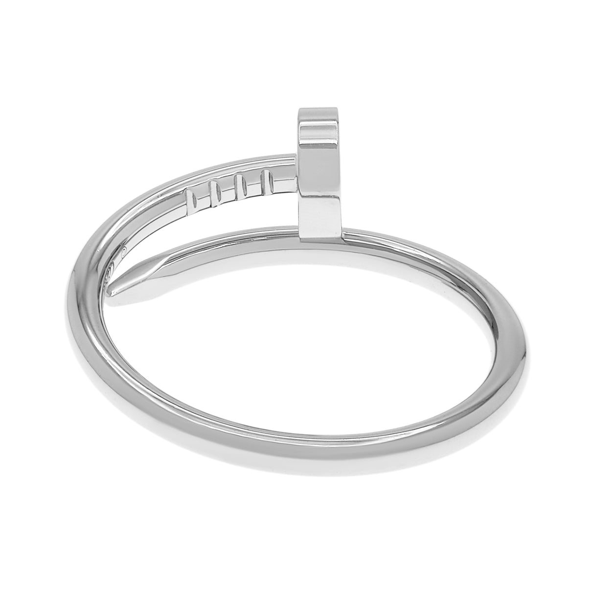 Cartier 18K White Gold Small Juste Un Clou Ring Designer Jewellery Cartier