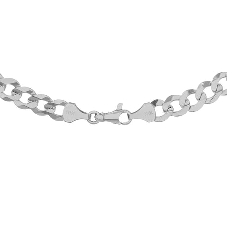10K White Gold Curb Link Chain Fine Jewellery Modaselle