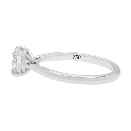 18K White Gold 1.02 Carat Diamond Solitaire Ring Fine Jewellery Modaselle