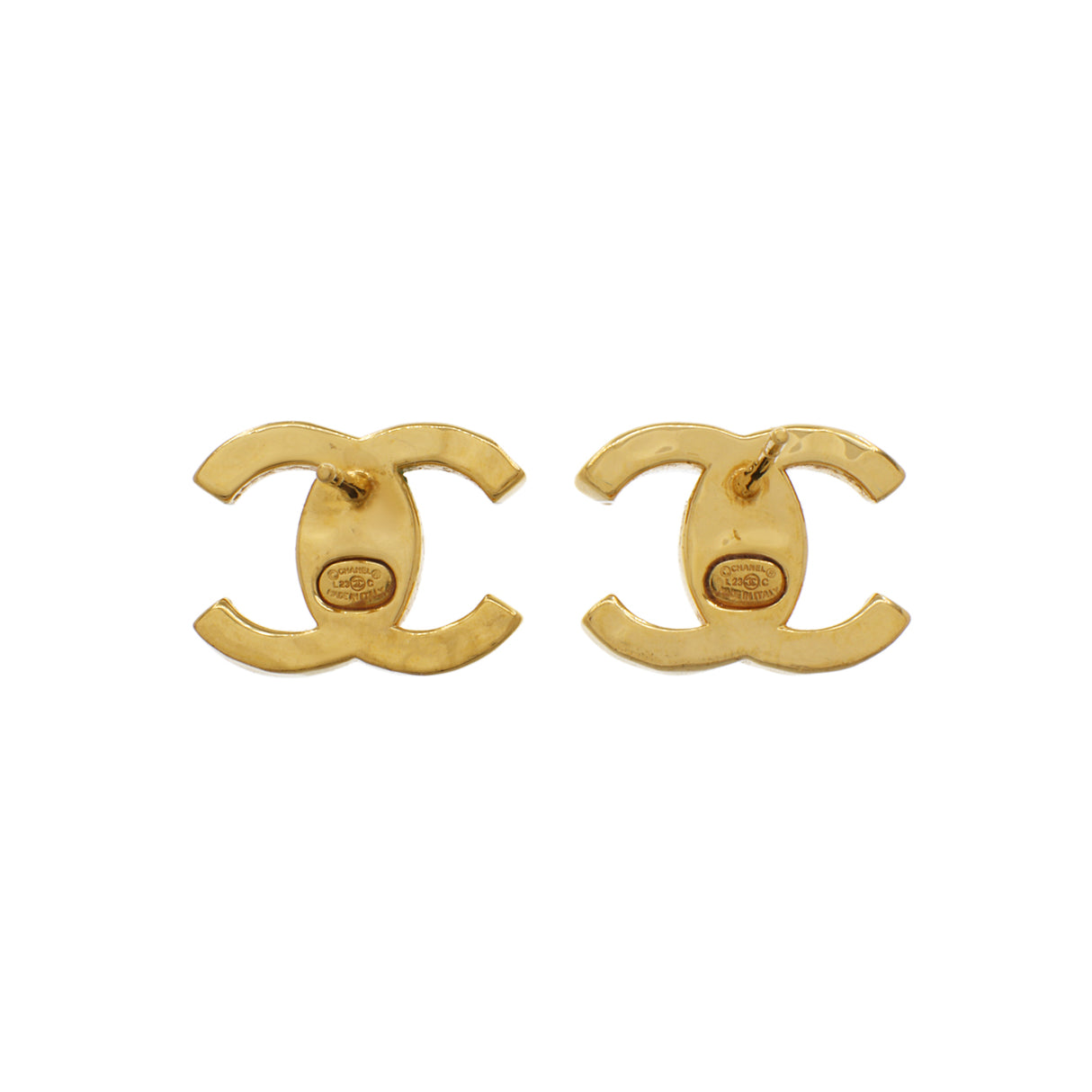 Chanel Crystal CC Earrings