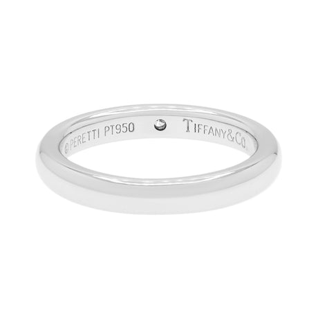 Tiffany & Co. Platinum Diamond Elsa Peretti Band Ring Designer Jewellery Tiffany and Co