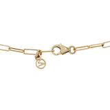 14K Yellow Gold Paperclip Link Bracelet Fine Jewellery Modaselle