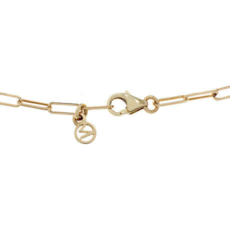 14K Yellow Gold Paperclip Link Bracelet Fine Jewellery Modaselle