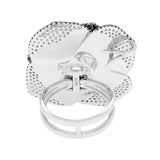 18K White Gold 17.0mm Tahitian Pearl Convertible Floral Pendant Ring Fine Jewellery Modaselle