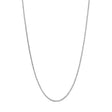 14K White Gold Woven Franco Chain Fine Jewellery Modaselle
