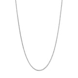 14K White Gold Woven Franco Chain Fine Jewellery Modaselle