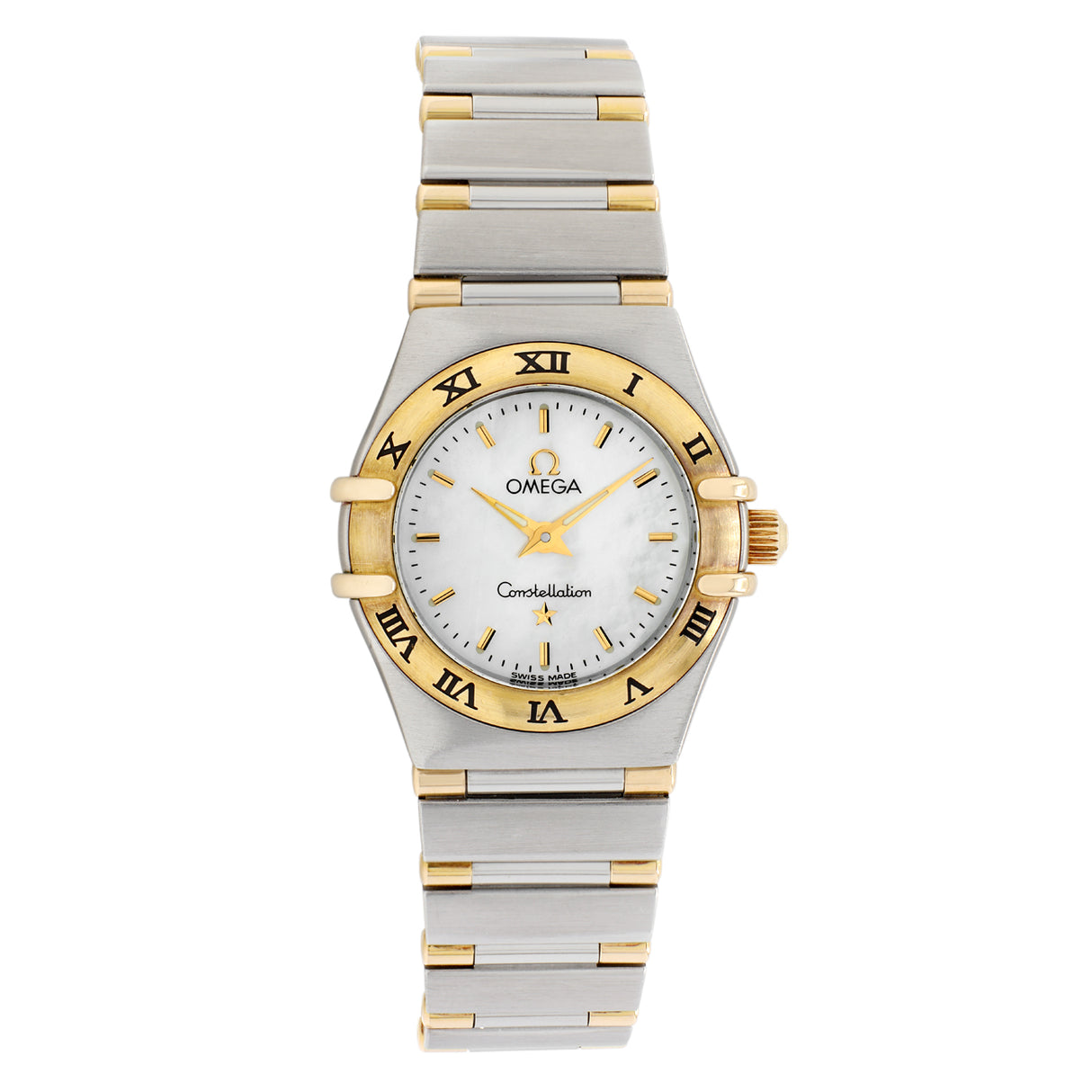 Omega Stainless Steel 18K Yellow Gold Constellation Quartz 1362.70.00