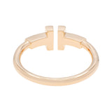 Tiffany & Co. 18K Rose Gold T Wire Ring Designer Jewellery Tiffany and Co