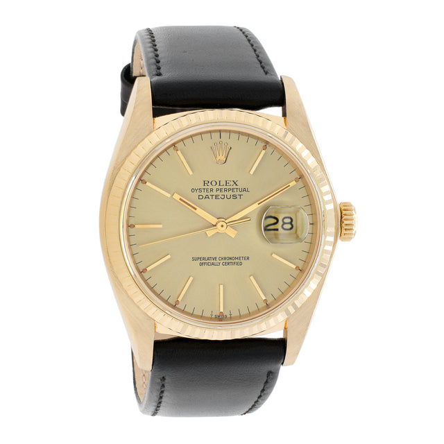 Rolex 18K Yellow Gold Datejust 36 16018 Watches Rolex