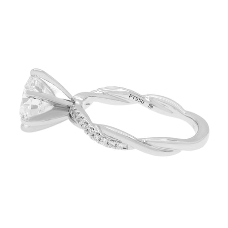 Platinum 1.57 Carat Solitaire Diamond Ring Fine Jewellery Modaselle