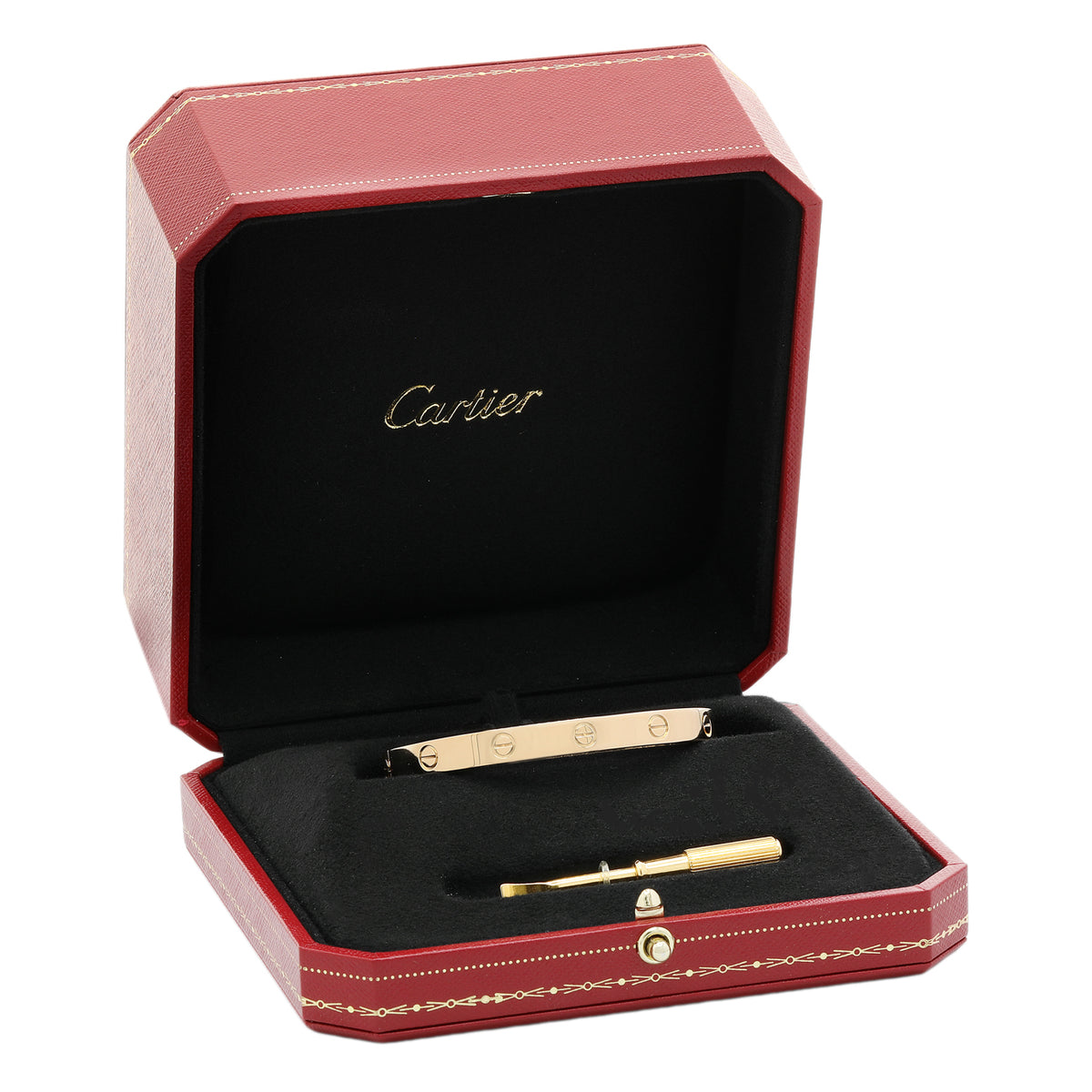 Cartier 18K Yellow Gold Classic Love Bracelet Designer Jewellery Cartier