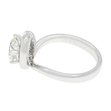 18K White Gold 1.14 Carat Diamond Solitaire Ring Fine Jewellery Modaselle