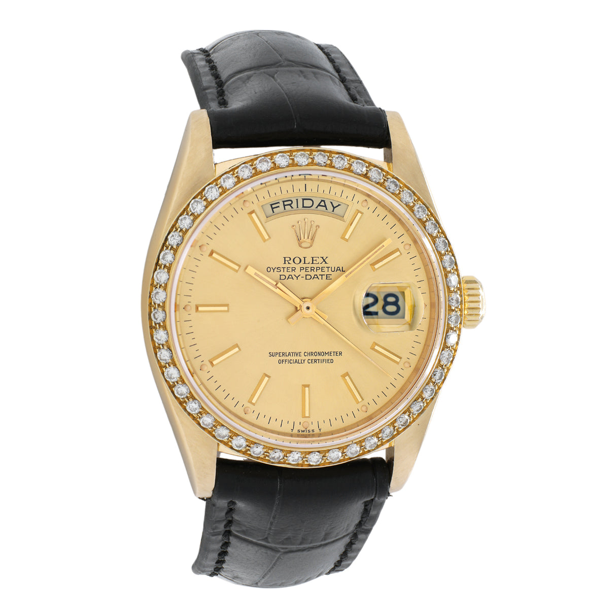 Rolex 18K Yellow Gold Day-Date President 18038 Watches Rolex