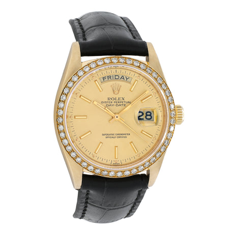Rolex 18K Yellow Gold Day-Date President 18038 Watches Rolex