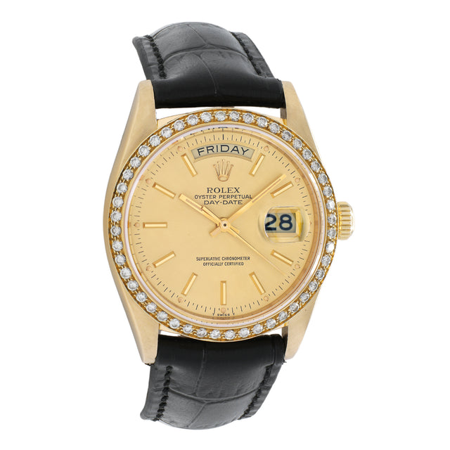 Rolex 18K Yellow Gold Day-Date President 18038 Watches Rolex