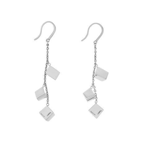 Tiffany & Co. Sterling Silver Frank Gehry Torque Drop Earrings