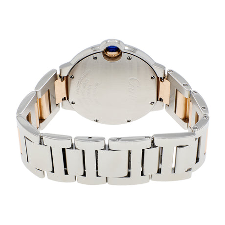 Cartier Stainless Steel 18K Rose Gold Ballon Bleu 36mm W6920033
