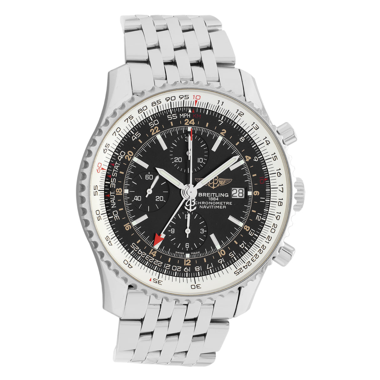 Breitling Stainless Steel Navitimer World A2432212/B726