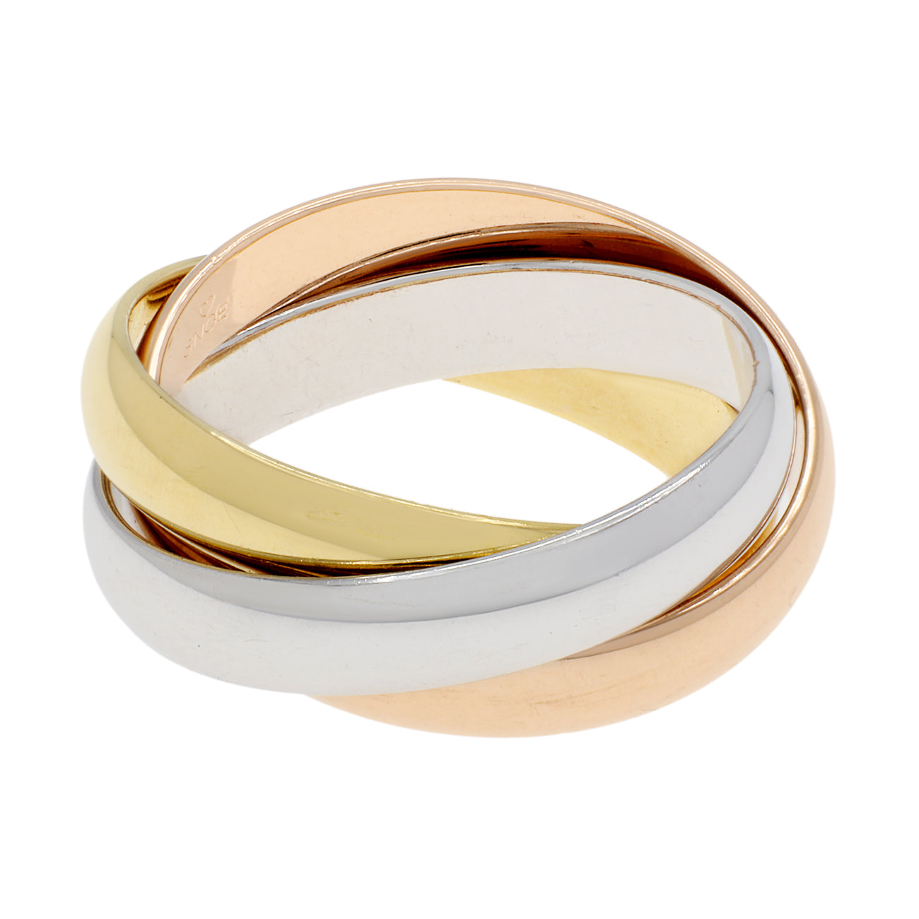 Cartier 18K Classic Trinity Ring – Modaselle Cartier 18K Classic Trinity Ring – Modaselle