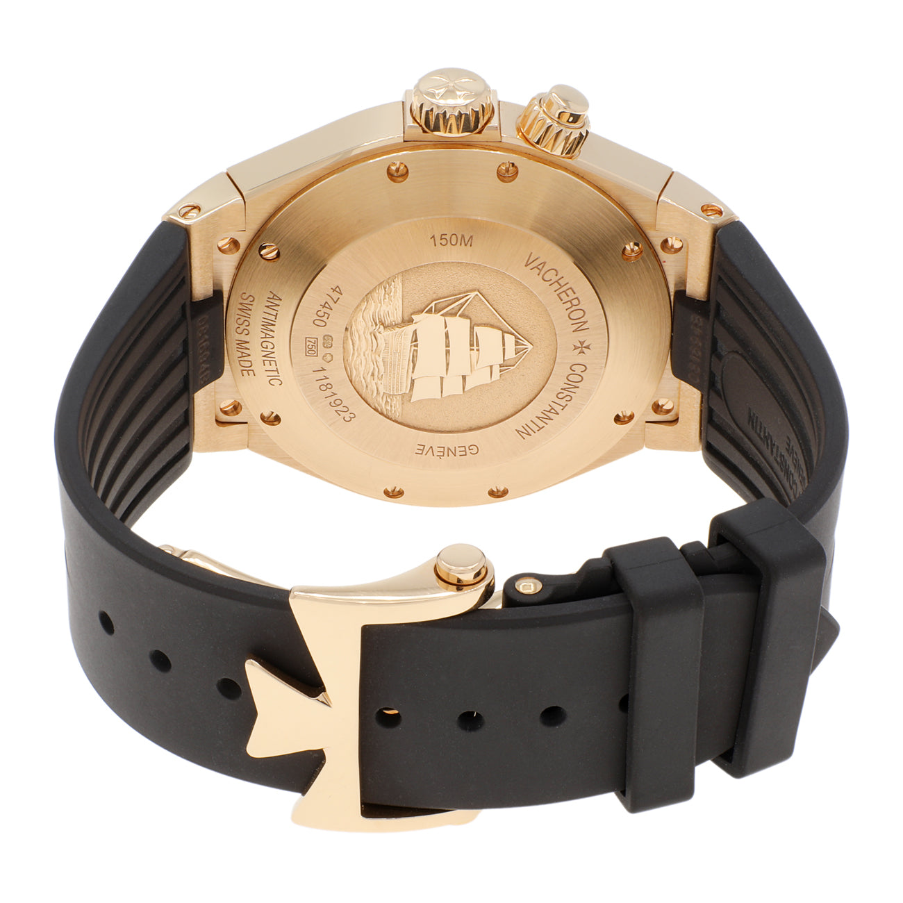 Vacheron Constantin 18K Rose Gold Overseas Dual Time 47450/000r