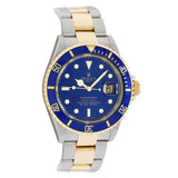 Rolex Stainless Steel 18K Yellow Gold Submariner Date 16613 Watches Rolex