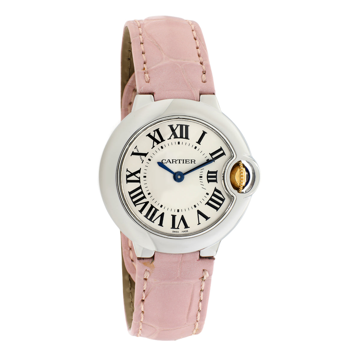 Cartier Stainless Steel Ballon Bleu 28mm Quartz 3009 Watches Cartier