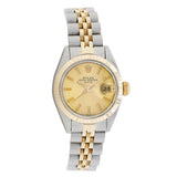 Rolex 18K Yellow Gold Stainless Steel Oyster Perpetual Date 6917