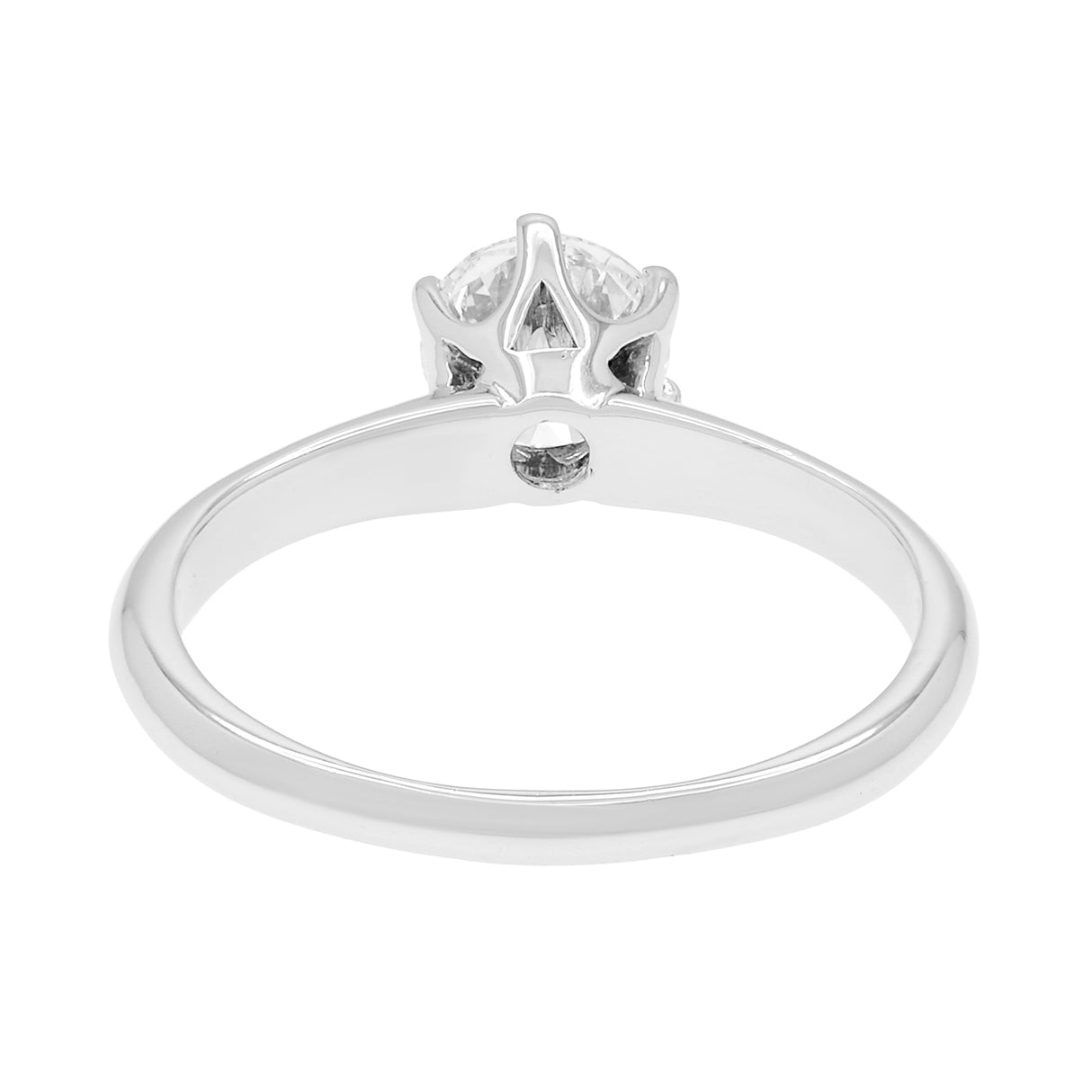 18K White Gold 0.70 Carat Diamond Solitaire Ring Fine Jewellery Modaselle