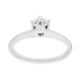 18K White Gold 0.70 Carat Diamond Solitaire Ring Fine Jewellery Modaselle