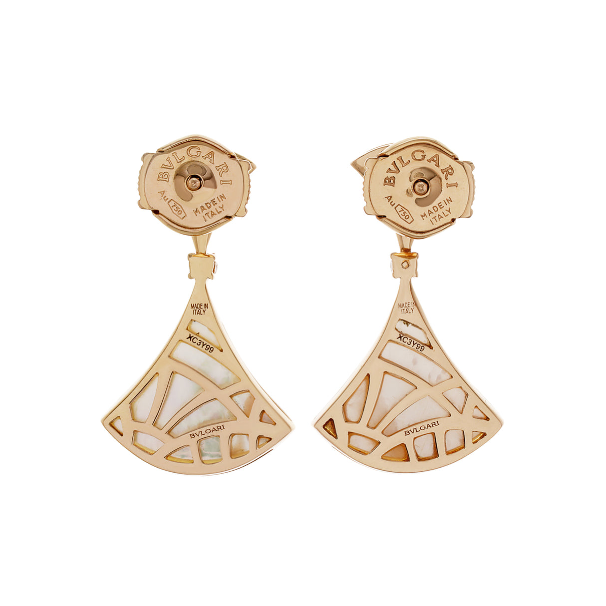 Bulgari 18K Rose Gold Divas’ Dream Earrings Designer Jewellery Bulgari