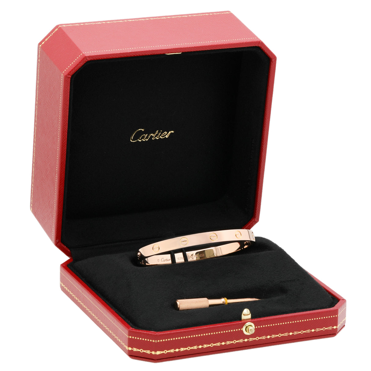 Cartier 18K Rose Gold Classic Love Bracelet Designer Jewellery Cartier