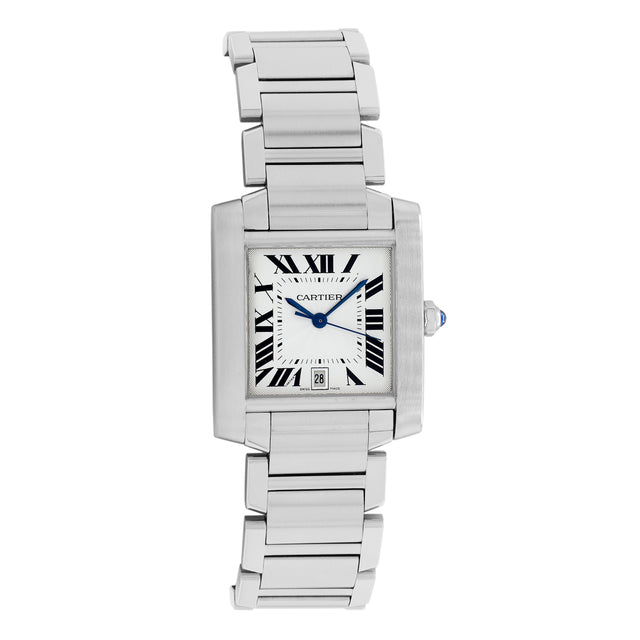 Cartier Stainless Steel Tank Francaise Automatic W51002Q3 Watches Cartier