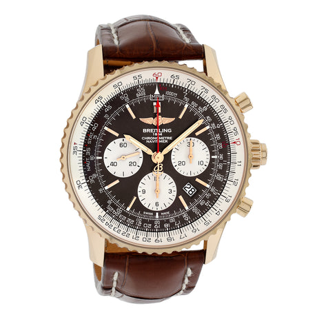 Breitling 18K Rose Gold Navitimer Rattrapante RB0311 Watches Breitling