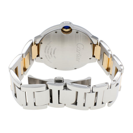 Cartier Stainless Steel 18K Yellow Gold Ballon Bleu 42mm Automatic W69009Z3 Watches Cartier