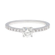 18K White Gold 0.61 Carat Diamond Ring Fine Jewellery Modaselle
