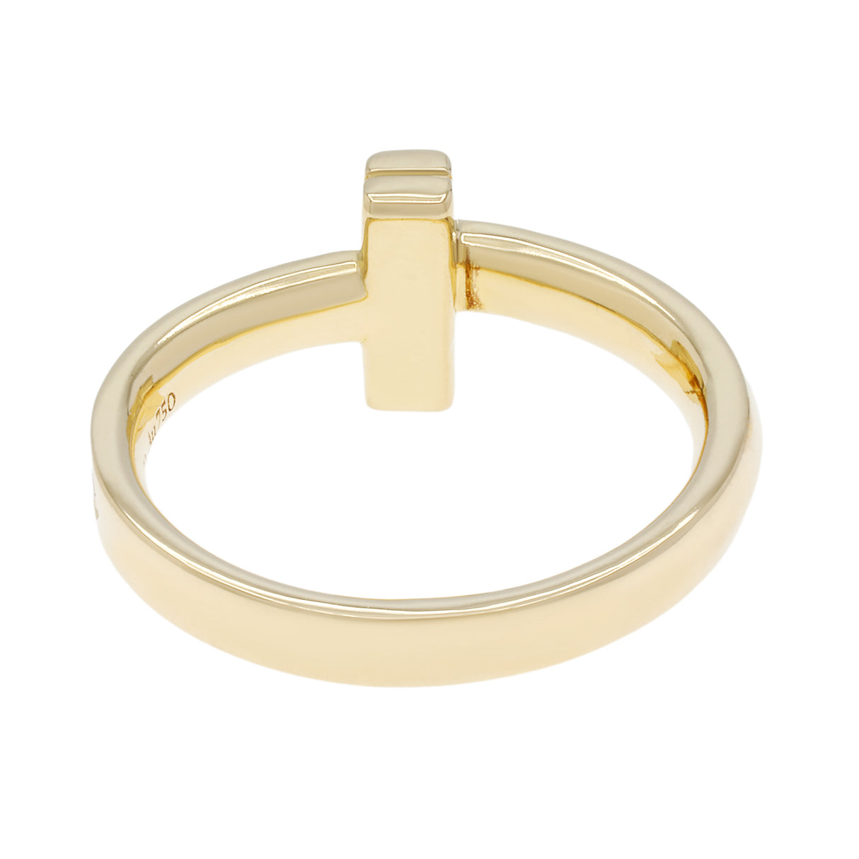 Tiffany & Co. 18K Yellow Gold Diamond T1 Ring Designer Jewellery Tiffany and Co