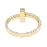 Tiffany & Co. 18K Yellow Gold Diamond T1 Ring Designer Jewellery Tiffany and Co