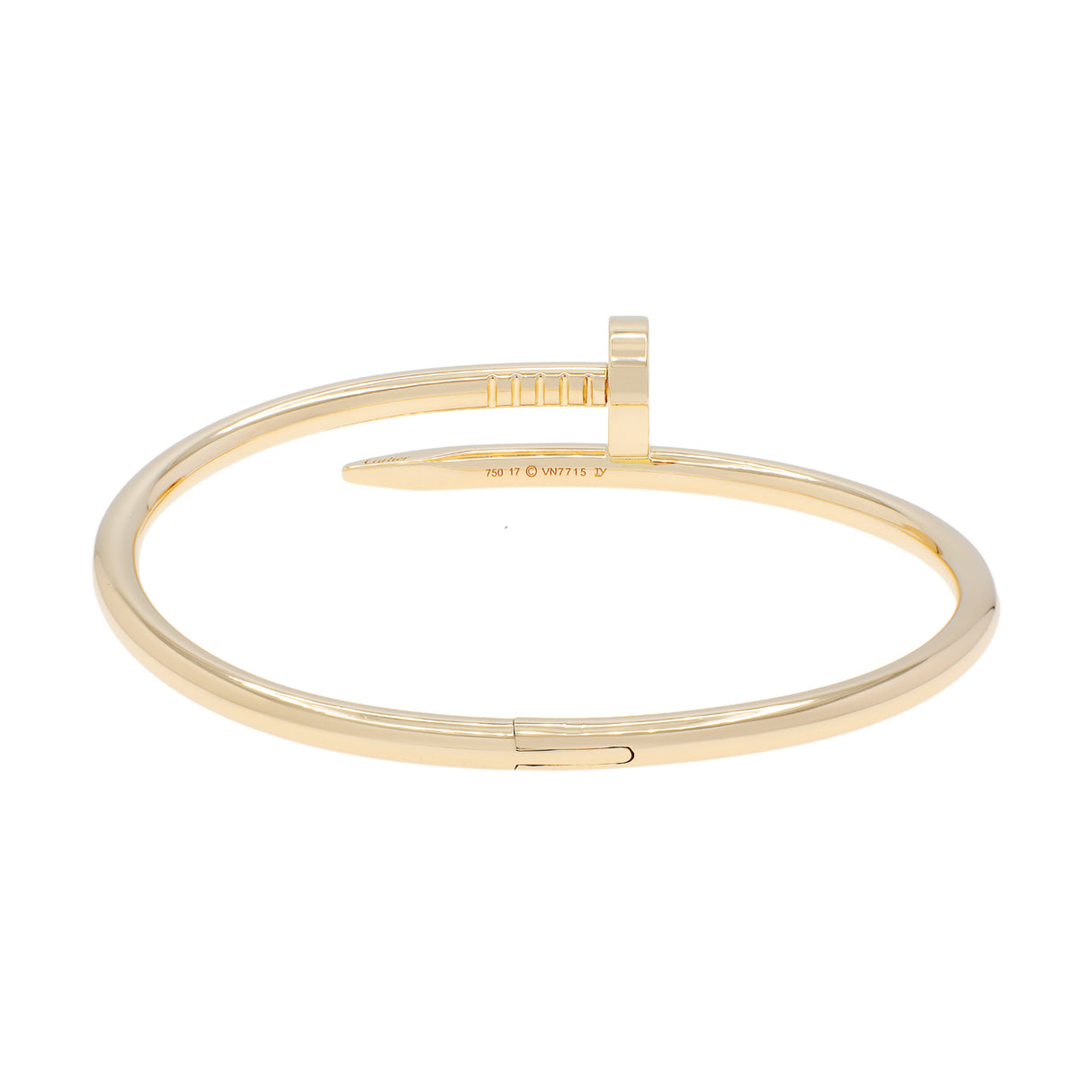 Cartier 18K Yellow Gold Juste Un Clou Bracelet