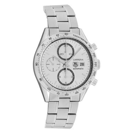 Tag Heuer Stainless Steel Carrera Calibre 16 Chronograph CV2017 Watches Tag Heuer