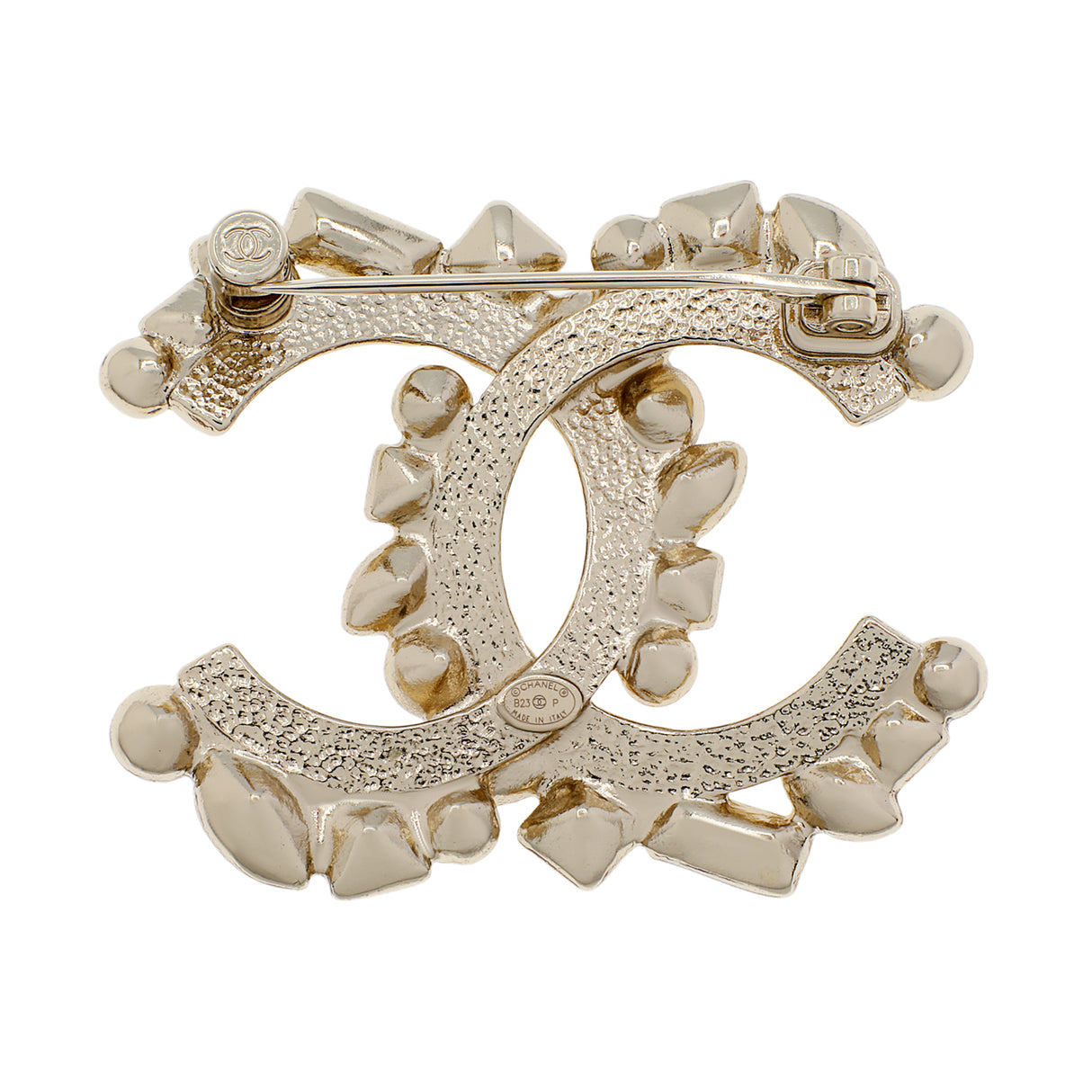 Chanel Crystal CC Brooch Accessories Chanel