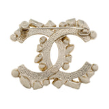 Chanel Crystal CC Brooch Accessories Chanel