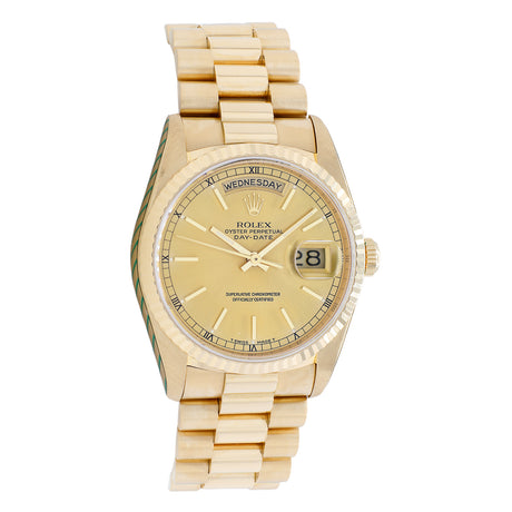 Rolex 18K Yellow Gold Day-Date President 18238 Watches Rolex