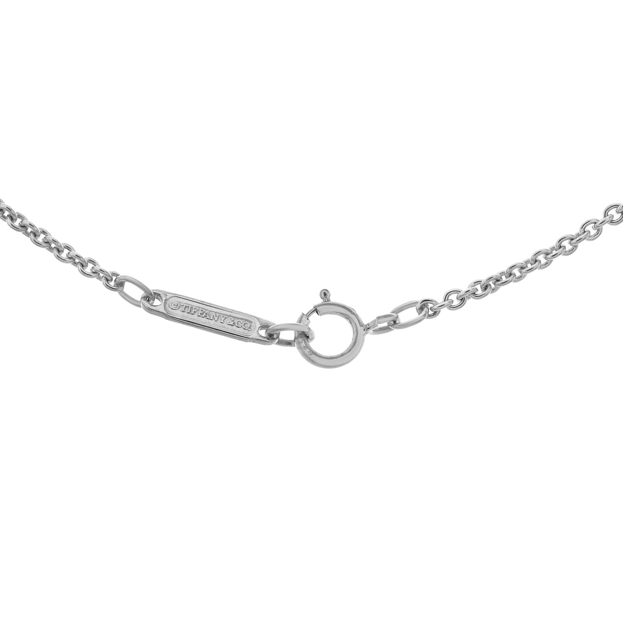 Tiffany & Co. Sterling Silver Atlas Cube Pendant Necklace Designer Jewellery Tiffany and Co