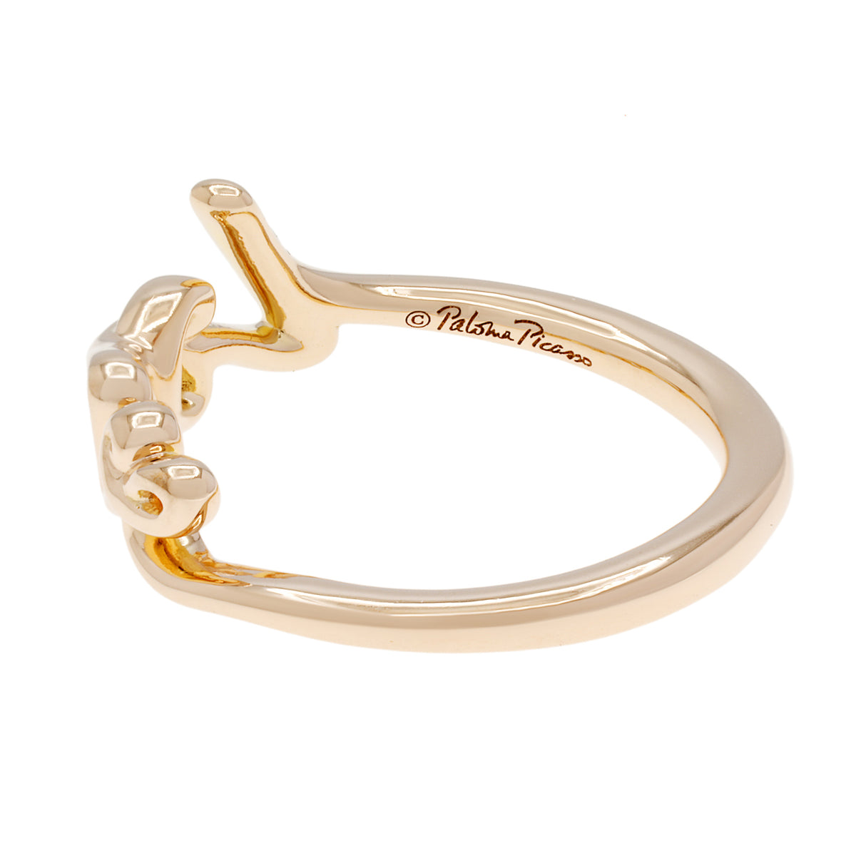 Tiffany & Co. 18K Rose Gold Paloma's Graffiti Love Ring Designer Jewellery Tiffany and Co