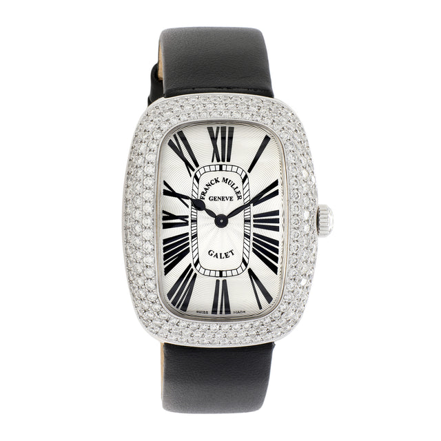Franck Muller Stainless Steel Diamond Galet 3002 L QZ R D3 Watches Franck Muller